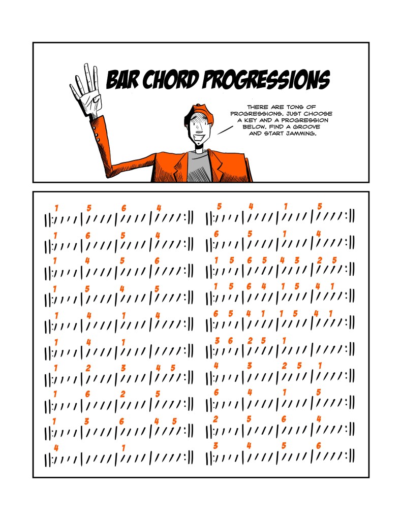 4 bar chord progessions